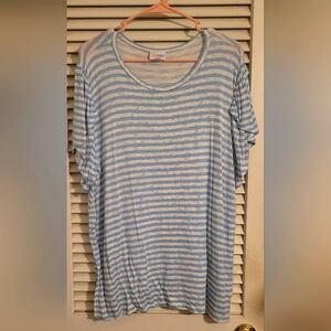 LuLaRoe Olive Tulip Sleeve Blouse XL